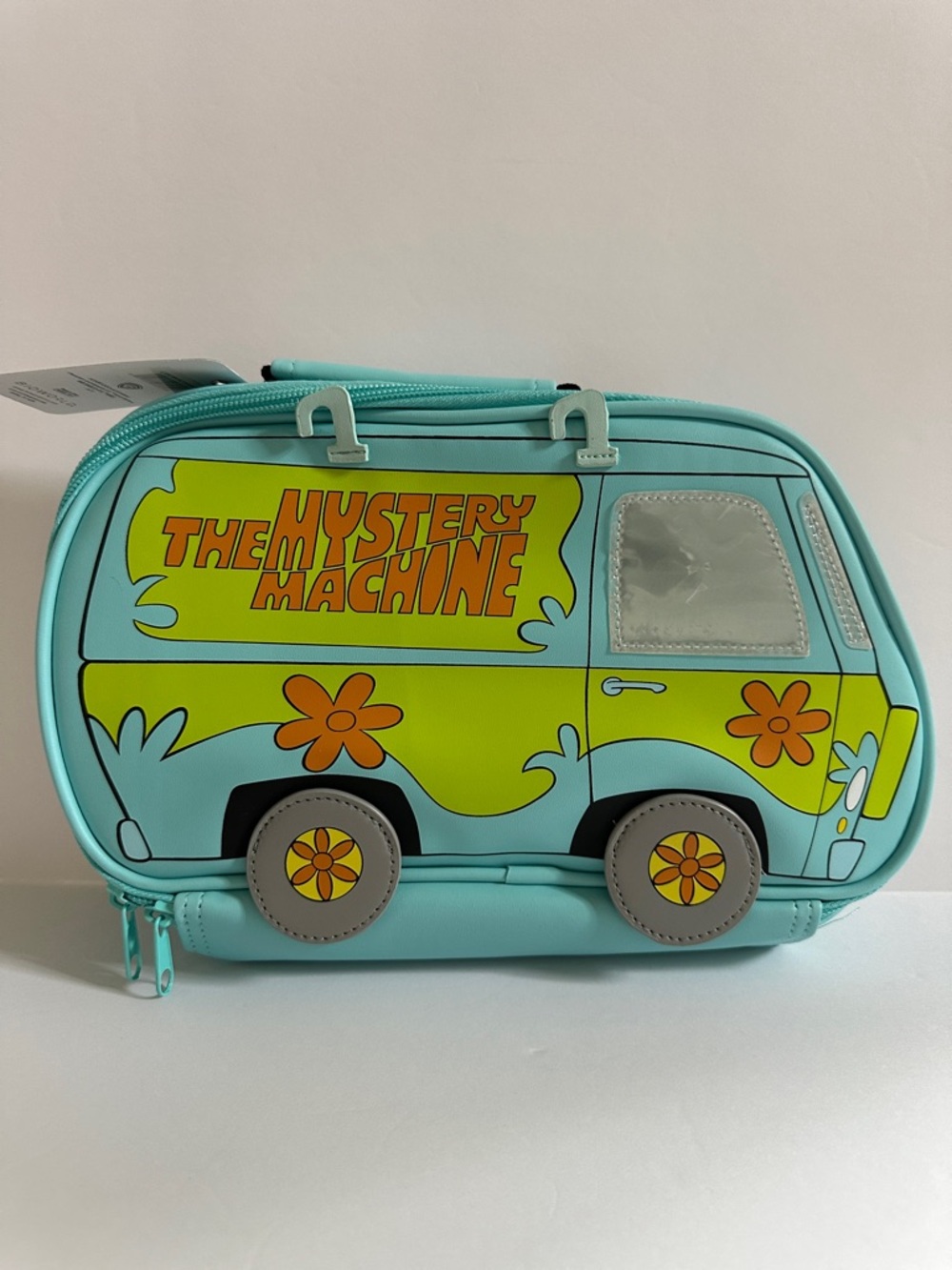 Scooby-Doo The Mystery Machine Insulated Lunch Box- School Bag - Aqua & Lime